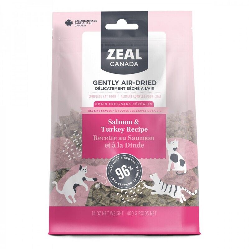 

ZEAL Cat Food - Salmon & Turkey - 400g