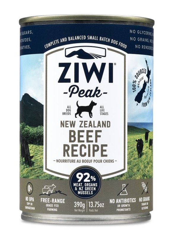 Ziwi Peak Beef Recipe Dog Wet Food Can, 390g