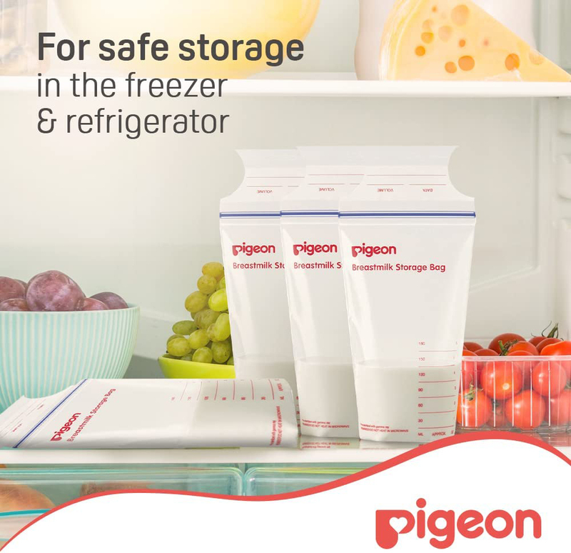 Pigeon Breast Milk Storage, 25Bag, Clear