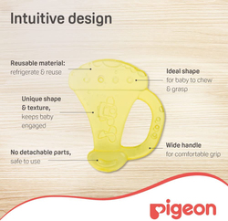 Pigeon Trumpet Cooling Teether, Yellow