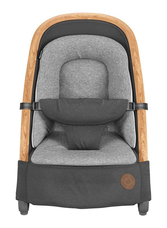 Maxi-Cosi Foldable to Flat and Compact Baby Bouncer Swing, Graphite