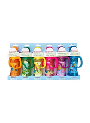 Bebecom Decorated Feeding Bottles, 6 Pieces, 250ml, Assorted