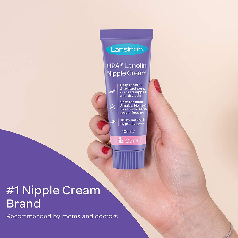 Lansinoh HPA Lanolin for Sore Nipples & Cracked Skin, 10ml, Lavender