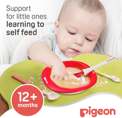 Pigeon Do It Myself Learning Plate Stage 2, Red