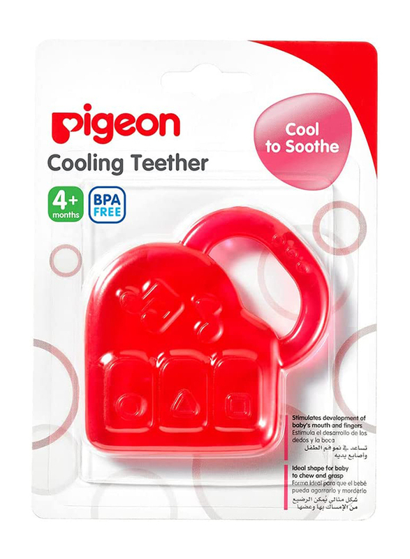 Pigeon Piano Cooling Teether, Red
