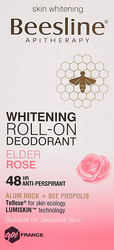 Beesline Whitening Elder Rose Roll-On Fragranced Deodorant, 50ml