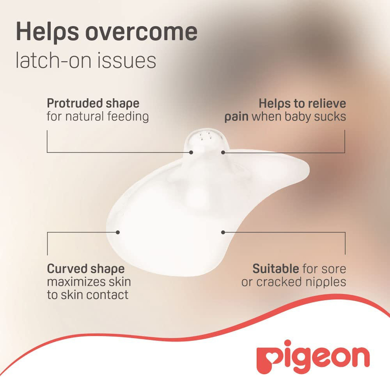 Pigeon Natural-Fit Silicon Nipple Shield, Clear