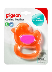 Pigeon Duck Cooling Teether, Orange/Pink