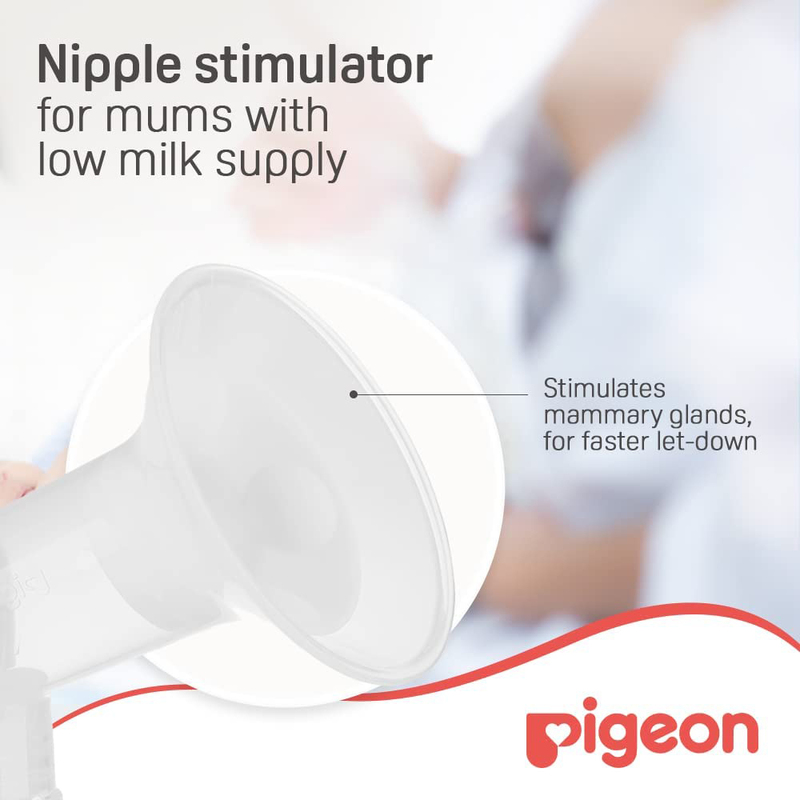 Pigeon Conventional Manual Breast Pump, White