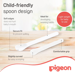 Pigeon Feeding Set, White