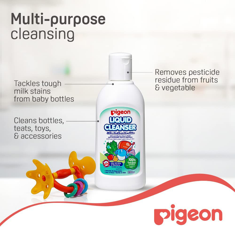 Pigeon 200ml Liquid Cleanser with Food Grade Ingredients