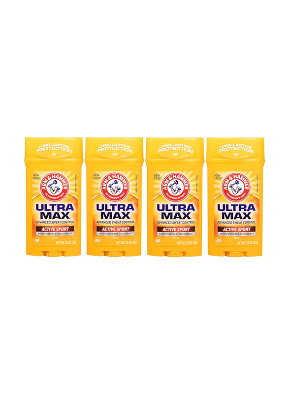 Arm & Hammer U-Max Deodorant Stick Active Sport, 73g