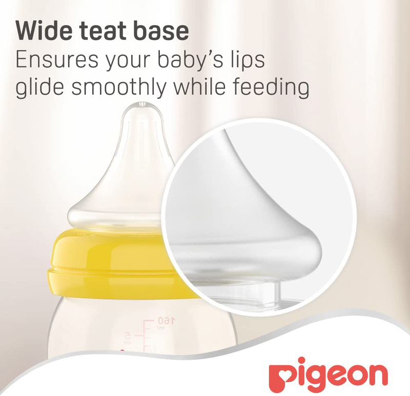 Pigeon Soft Touch Wide Neck Nipple LL Blister, Clear