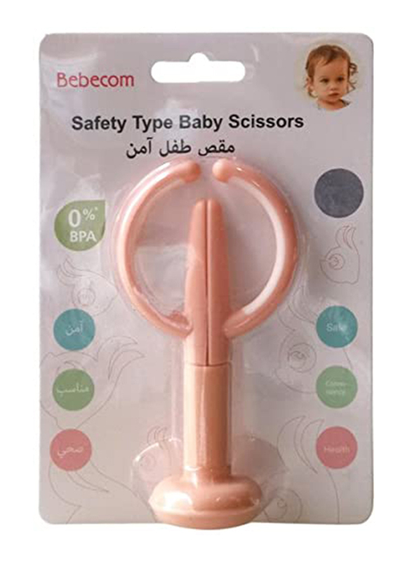 Bebecom Safety Baby Scissors, Blue