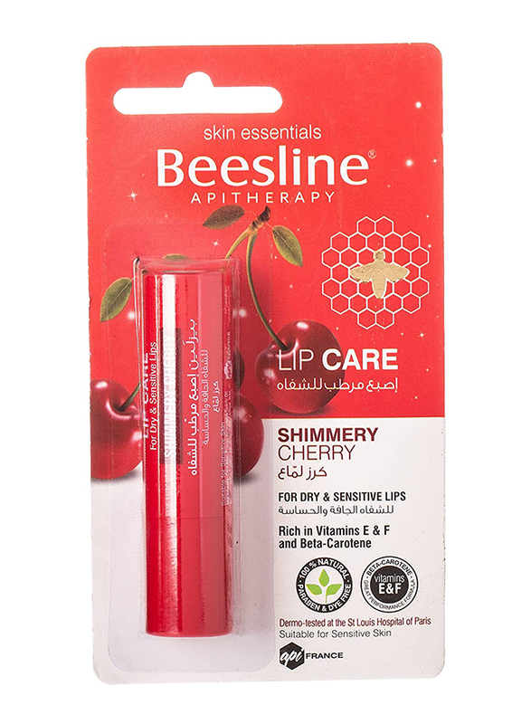 Beesline Shimmery Cherry Lip Care, 4g