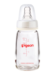 Pigeon Glass Feeding K-4 Bottle with Transparent Cap, 120ml, Clear