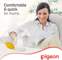 Pigeon Conventional Manual Breast Pump, White