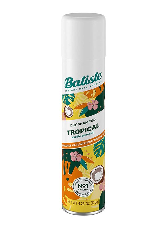 Batiste Tropical Dry Shampoo, 200ml
