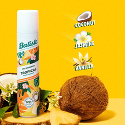 Batiste Tropical Dry Shampoo, 200ml