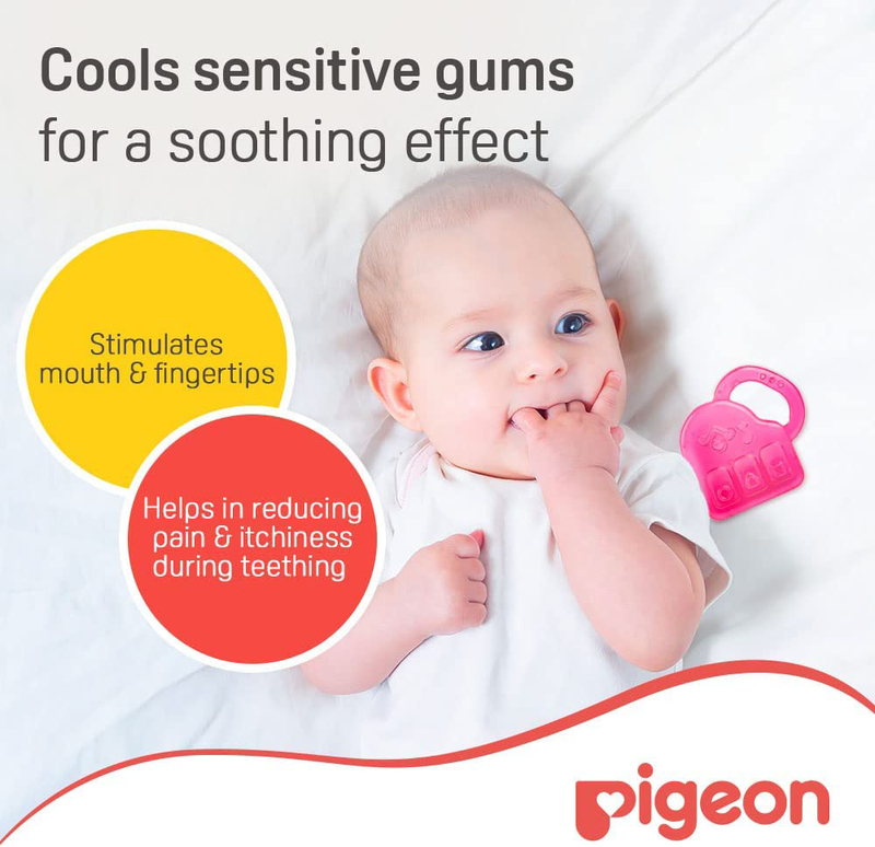 Pigeon Piano Cooling Teether, Red