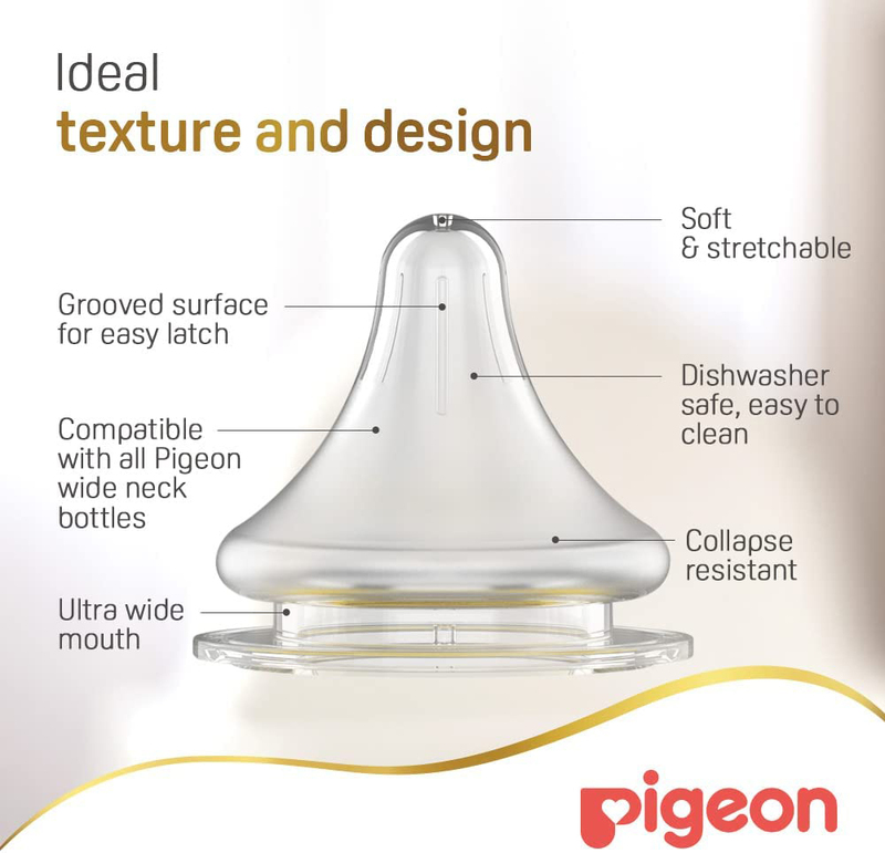 Pigeon Glass Wide Neck Decorated Glass Bottle, 160ml, Clear