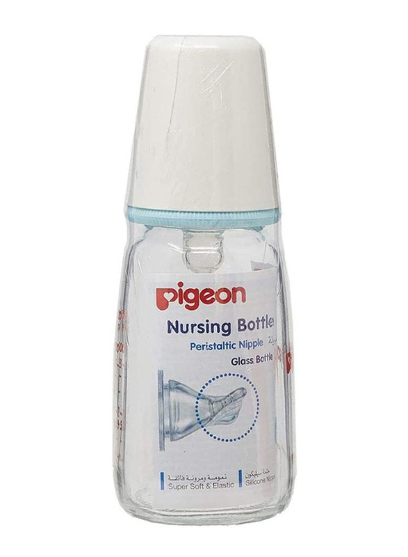 Pigeon Glass Feeding K-4 Bottle, 120ml, White