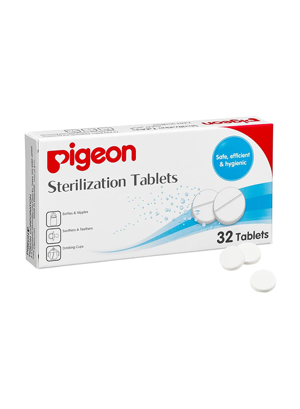 Pigeon Sterilizing Tablets, 32 Pieces