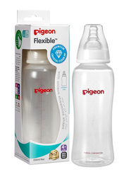 Pigeon Streamline Slim Neck PP Decorated Bottle, 250ml, White