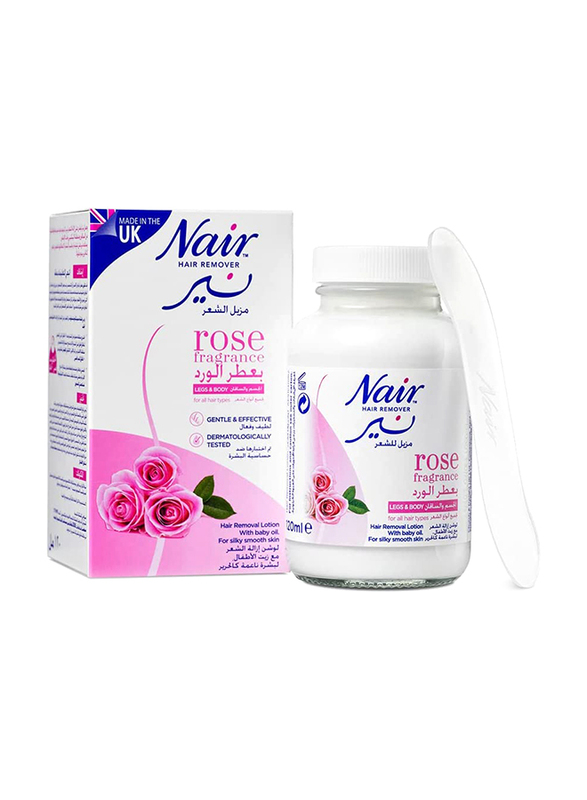 Nair Rose Hair Removal Lotion, 120ml