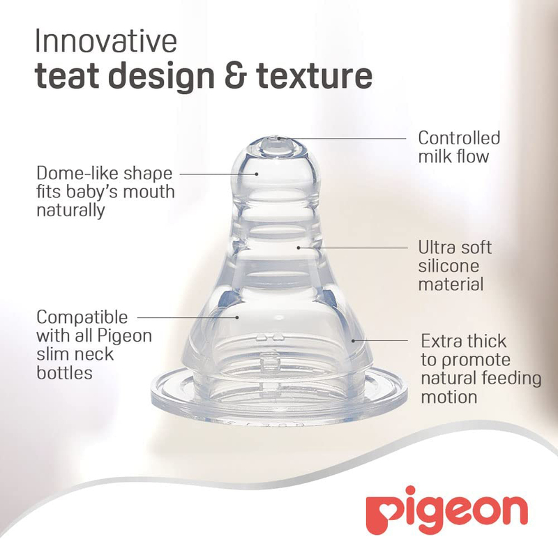 Pigeon Glass Feeding Glass Bottle, 50ml, Assorted