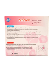Bebecom Breast Pads, 48 Pieces, White