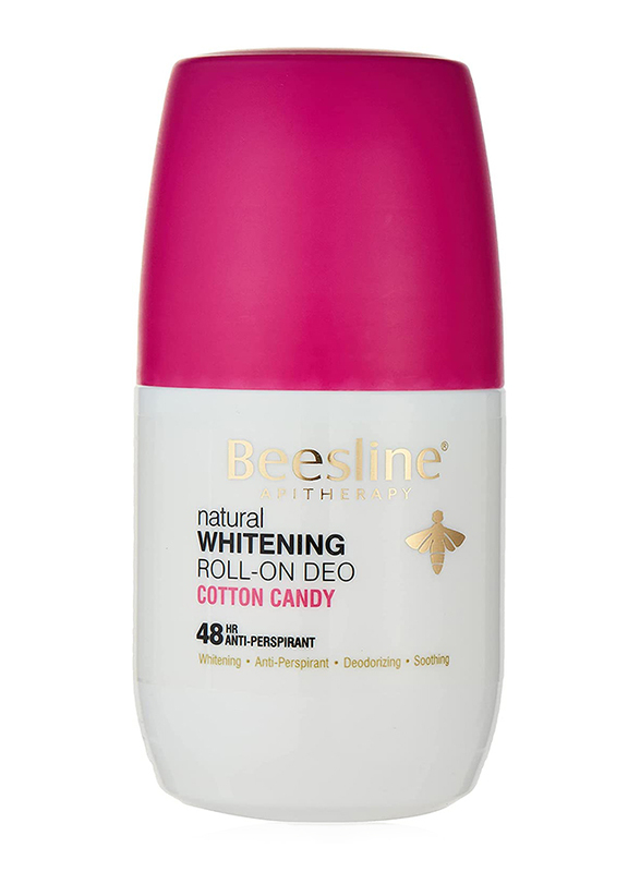 Beesline Whitening Cotton Candy Roll-On Deodorant, 50ml