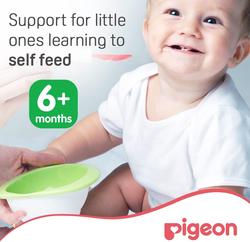 Pigeon Do It Myself Weaning Bowl Stage 1, Green