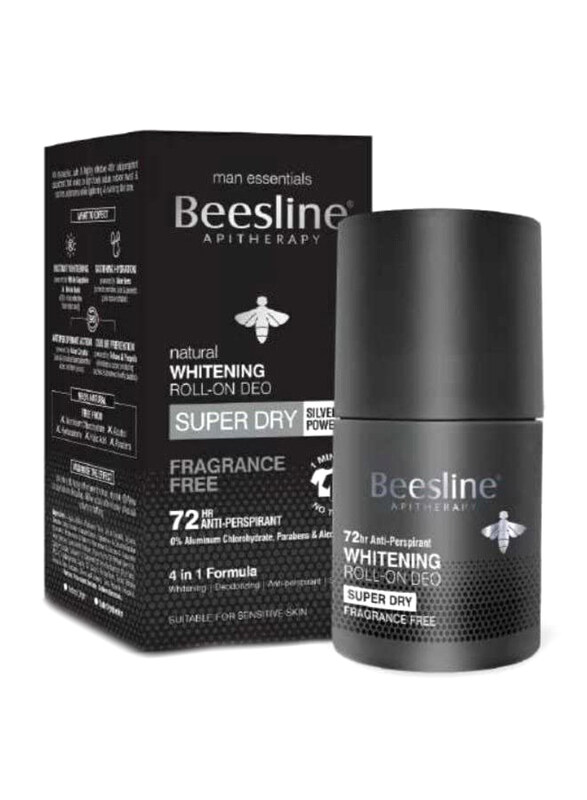 

Beesline Whitening Super Dry Roll-On Deodorant for Men, 50ml
