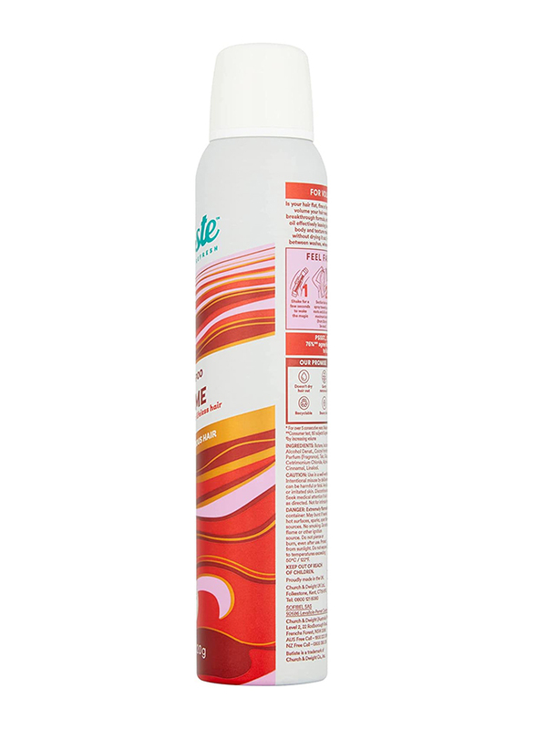 Batiste Volume Dry Shampoo, 200ml