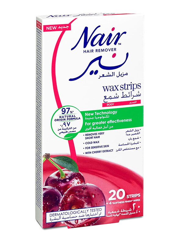 

Nair Cherry Body Wax Strips, 20 Strips