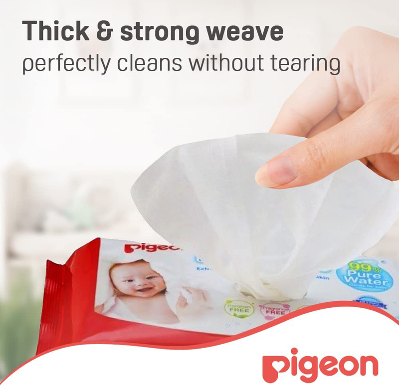 Pigeon 82 Sheets Baby Wipe with Lid for Kids