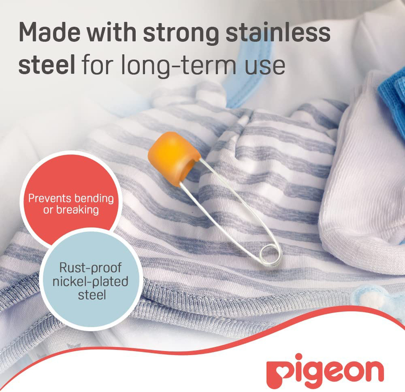 Pigeon Small 9-Piece Safety Pins Set for Kids