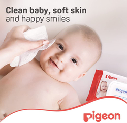 Pigeon 82 Sheets Baby Wipe with Lid for Kids