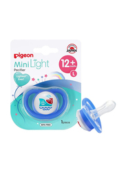 Pigeon Minilight Pacifier for Boy, Large, Blue
