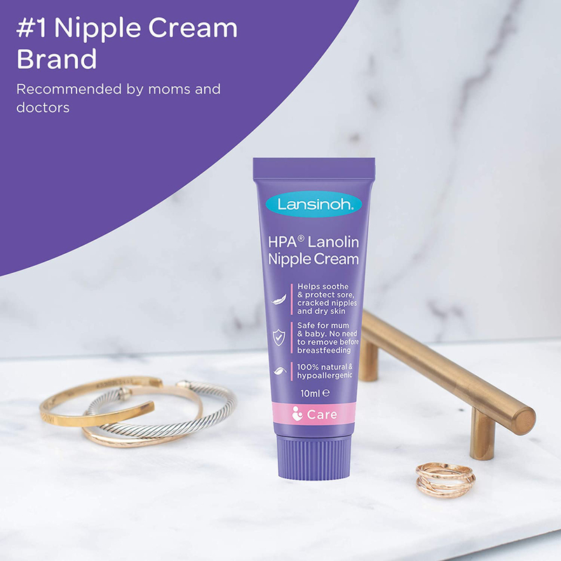 Lansinoh HPA Lanolin for Sore Nipples & Cracked Skin, 10ml, Lavender