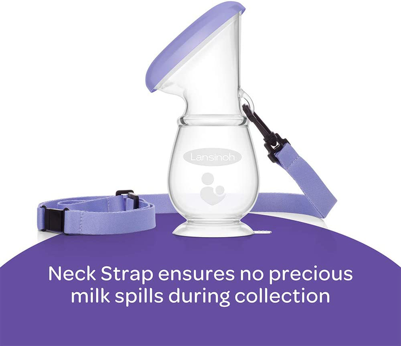 Lansinoh Breastmilk Silicone Collector, Clear