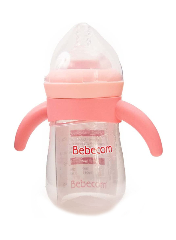 Bebecom Premium Wide Neck PP Bottle, 210ml, Multicolour