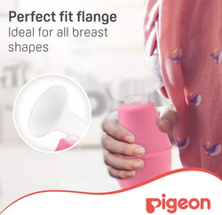 Pigeon Breast Care Plastic Pump, Pink