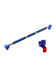 Ultimax Pull-Up/Chin Up Bar for Doorway with No Screws and 220lb Limit, 90cm-120cm, Blue