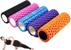 ULTIMAX EVA Yoga Foam Roller Floating Point Gym Physio Massage Fitness Equipment Massager for Muscle Multicolor - 45cm