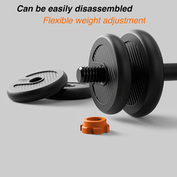 Ultimax Adjustable Non-slip Patented Dumbbells & Barbell Set with Kettlebell, 30Kg, Grey