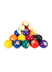 Ultimax Set of 16 Pool Table Billiard Ball Set, Multicolour