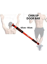 Ultimax Adjustable Doorway Pull Up Bar for Home Gym, Orange