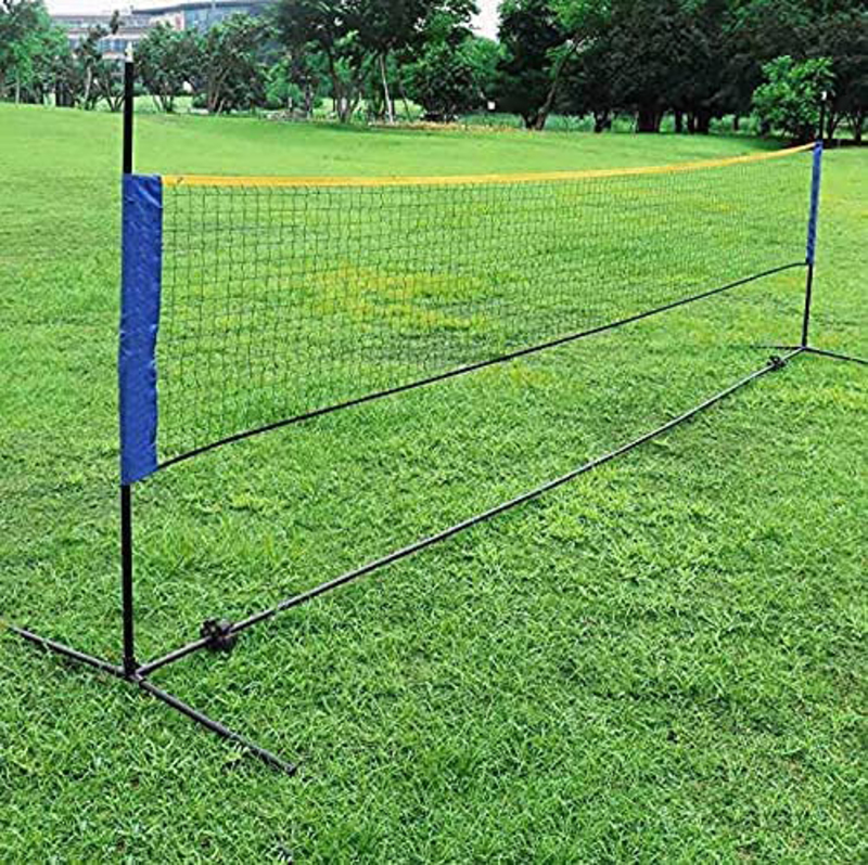 Ultimax Badminton Volleyball Tennis Net Set with Stand/Frame Carry Bag, 420cm, Black